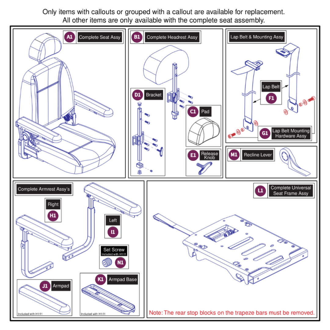 Pride Mobility SET1806976