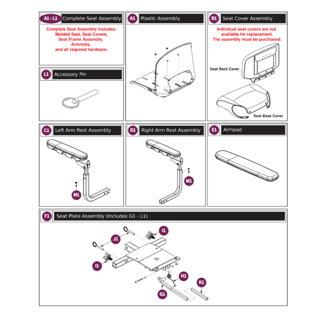 Pride Mobility PROHDLC1007