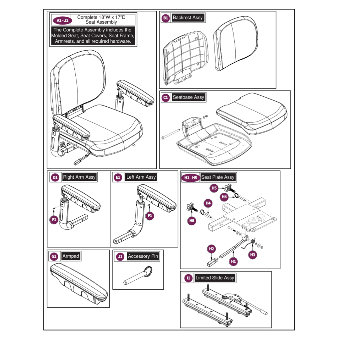 Pride Mobility SET2002307