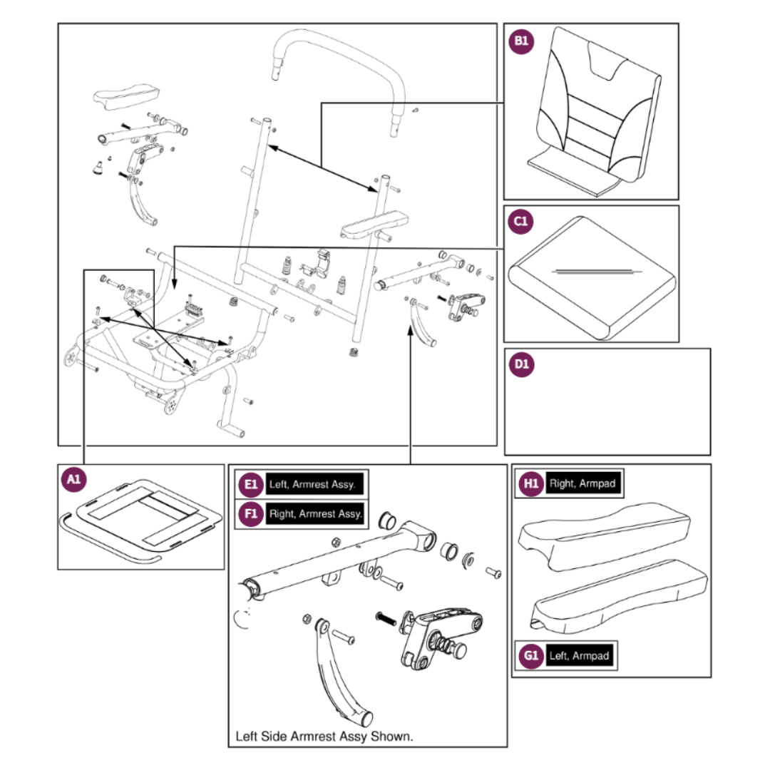 Pride Mobility ARM2200026
