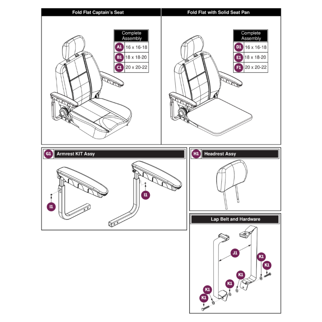 Pride Mobility ACCBELT1002