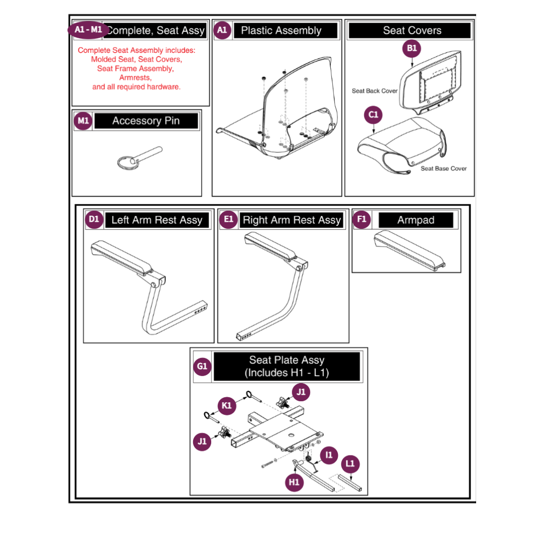 Pride Mobility ARM153519