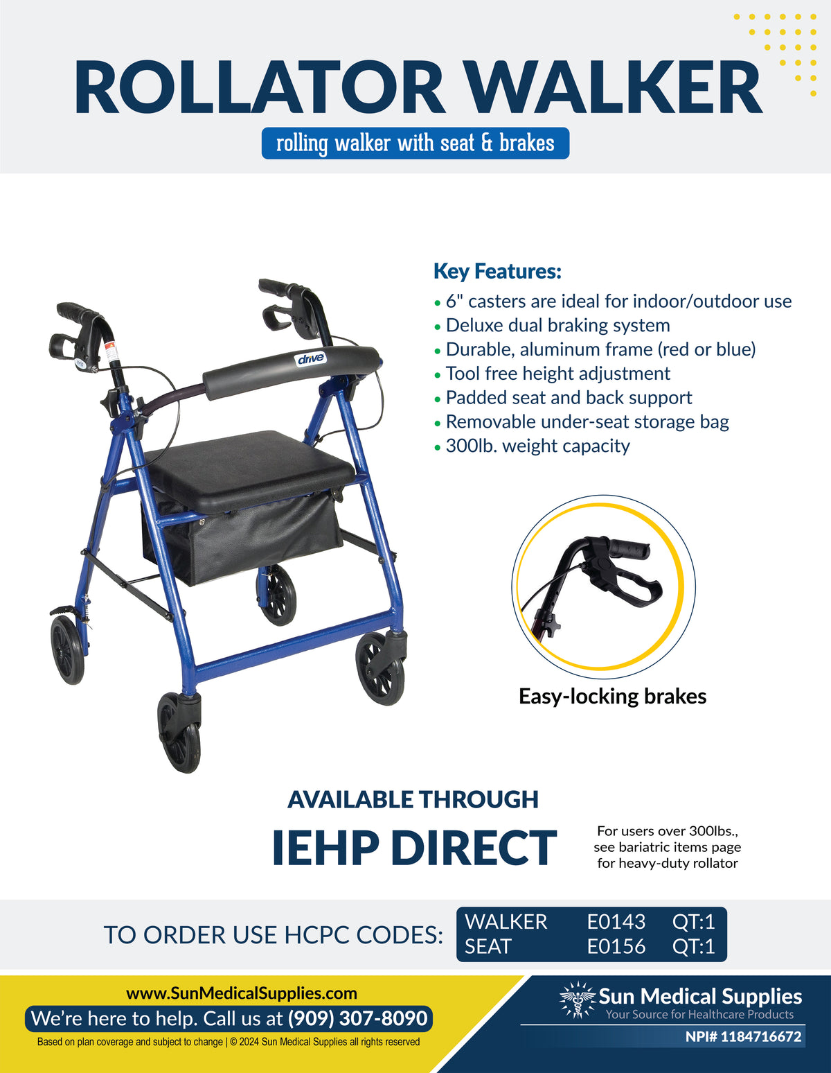 Insurance Rollators – Sun Medical Supplies