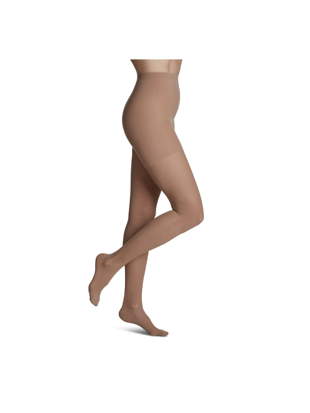 Sigvaris Style Sheer 780 Women’s 20-30mmHg Pantyhose Closed Toe Toasted Almond LL