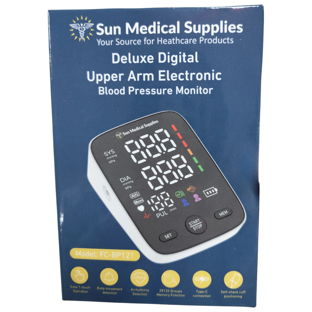 Sun Medical Deluxe Digital Blood Pressure Monitor FC-BP121