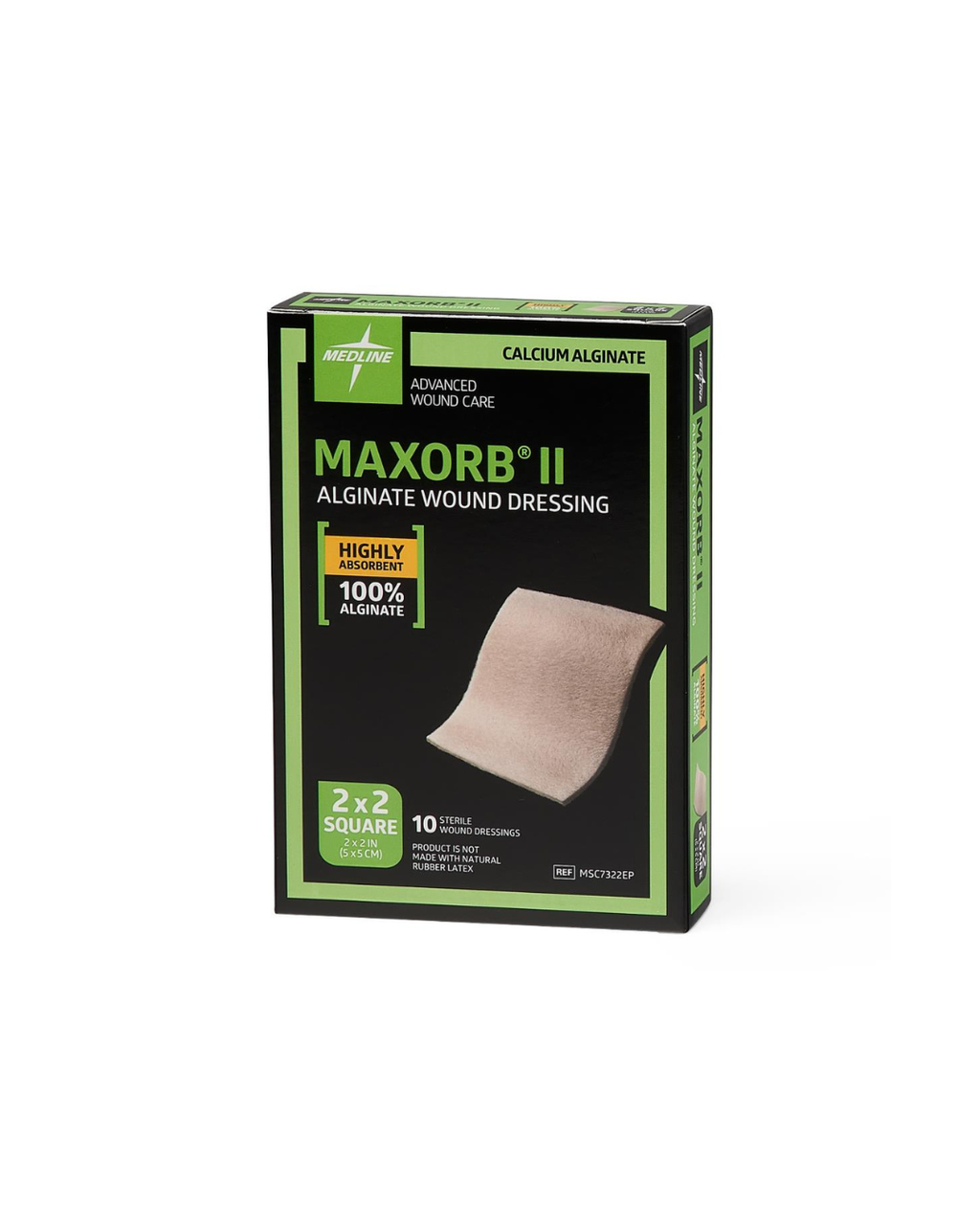 Maxorb II Alginate Wound Dressings - 2" x 2" Rope