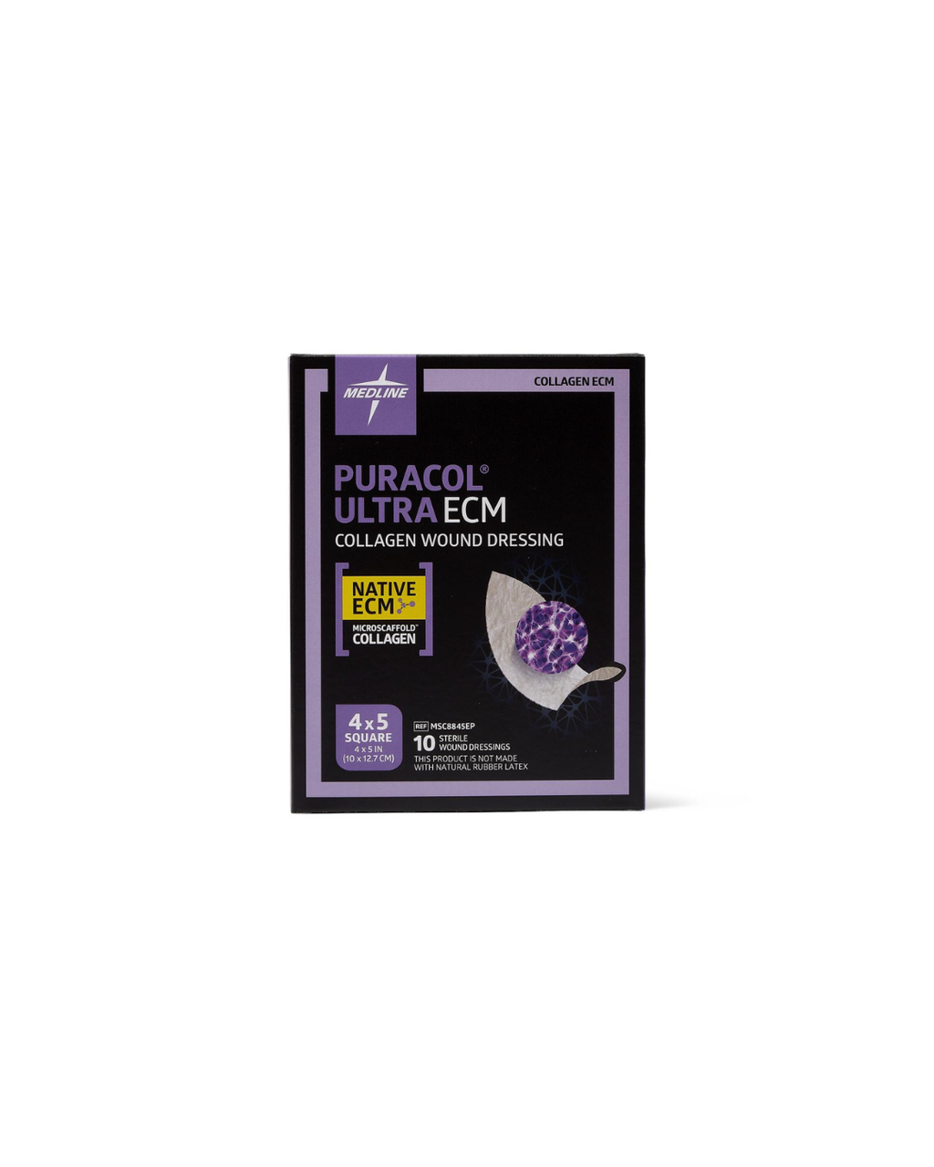 Puracol Ultra ECM Collagen Wound Dressing - 4" x 5"