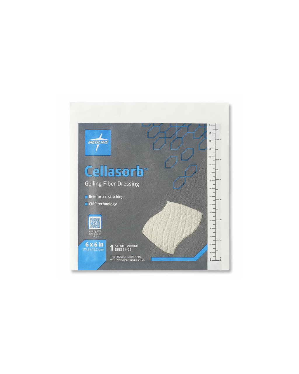 Cellasorb CMC Gelling Fiber Wound Dressings - 6" x 6"