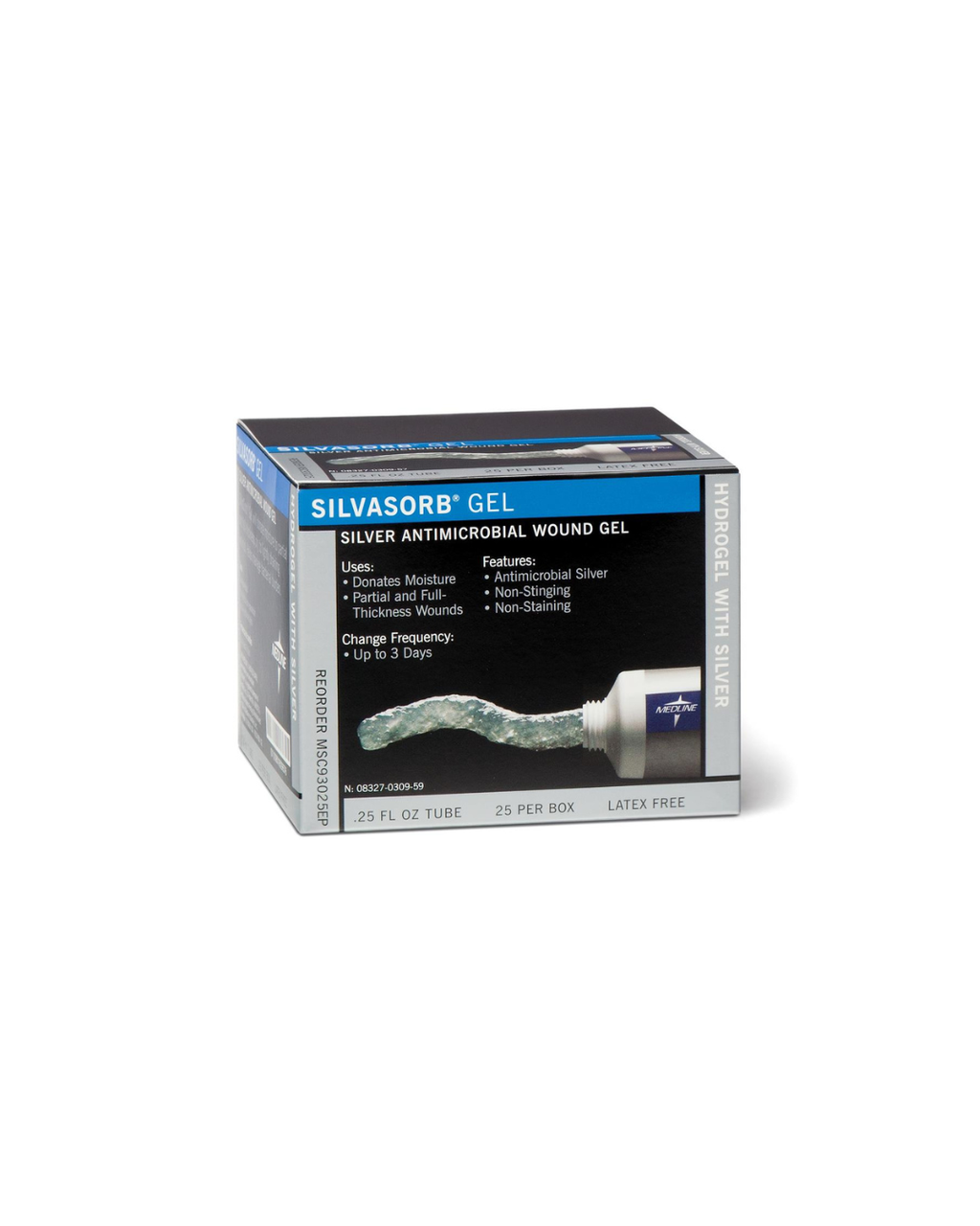 SilvaSorb Silver Antimicrobial Wound Gel - 0.25 oz