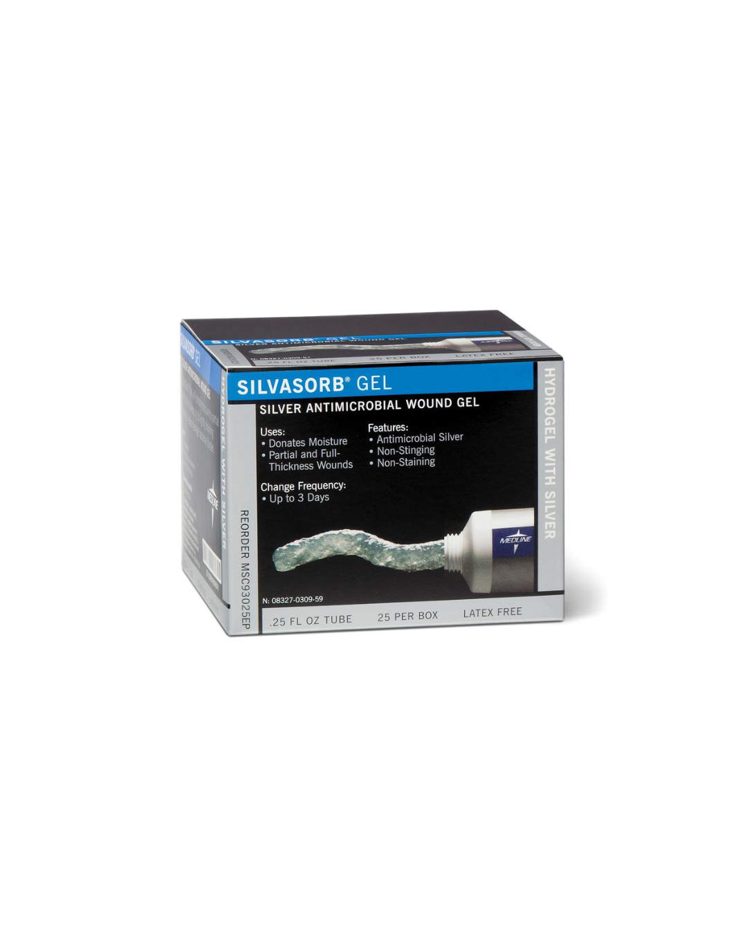 SilvaSorb Silver Antimicrobial Wound Gel - 0.25 oz