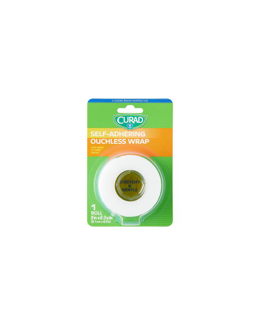 CURAD Ouchless Tape - 2" x 2.3 yd