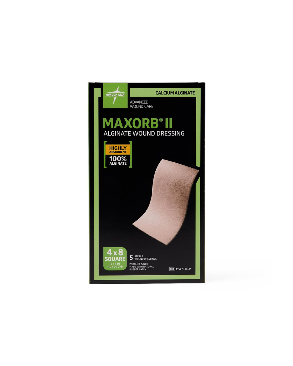 Maxorb II Alginate Wound Dressings - 4" x 8" Rope