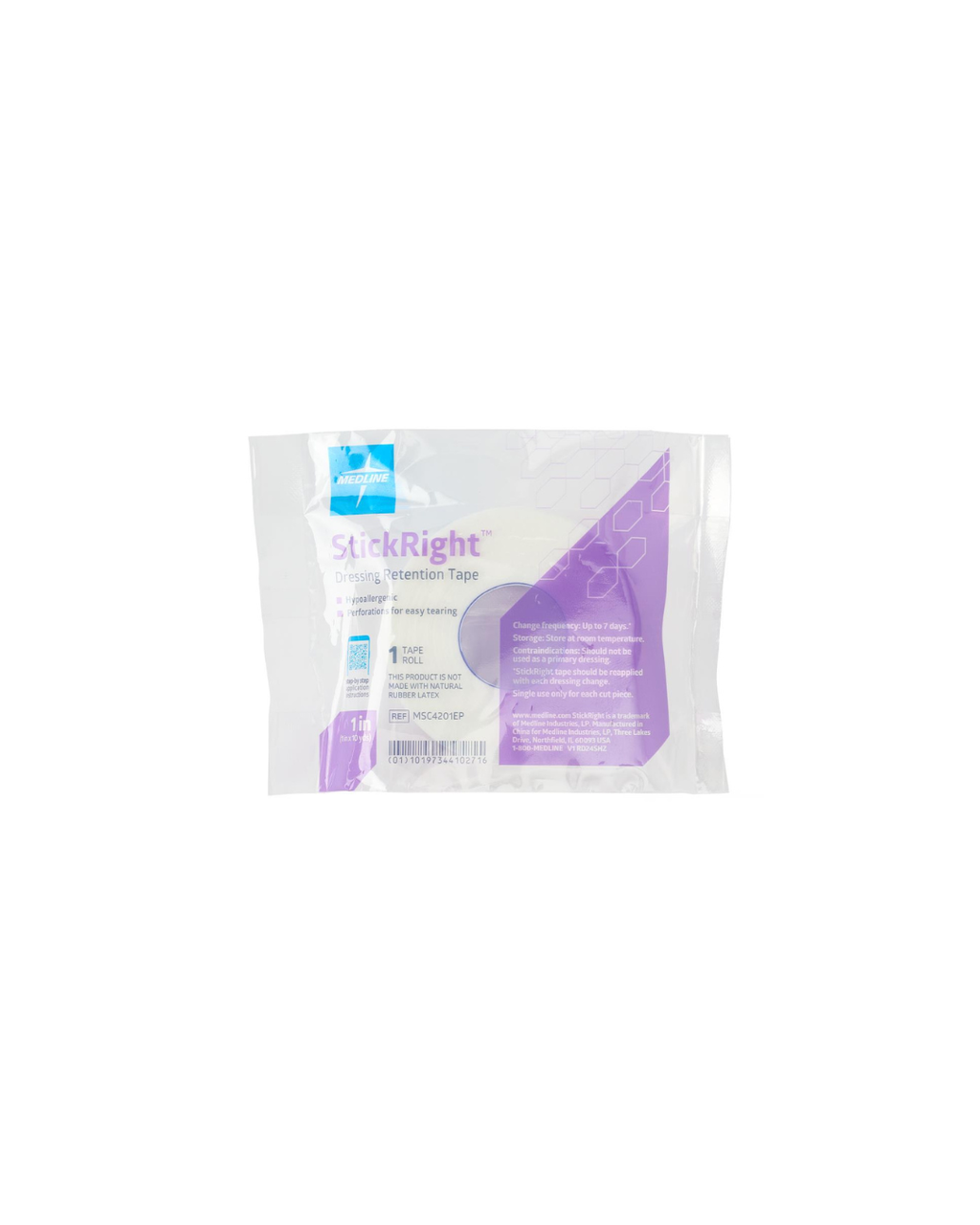 StickRight Dressing Retention Tape - 1" x 10 yd