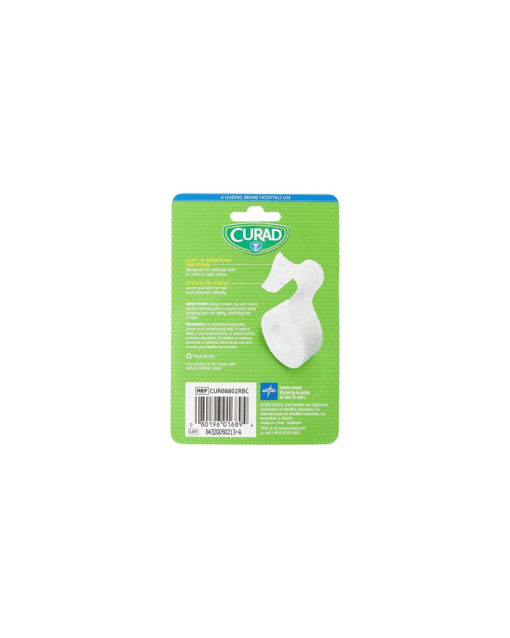 CURAD Ouchless Tape - 2" x 2.3 yd