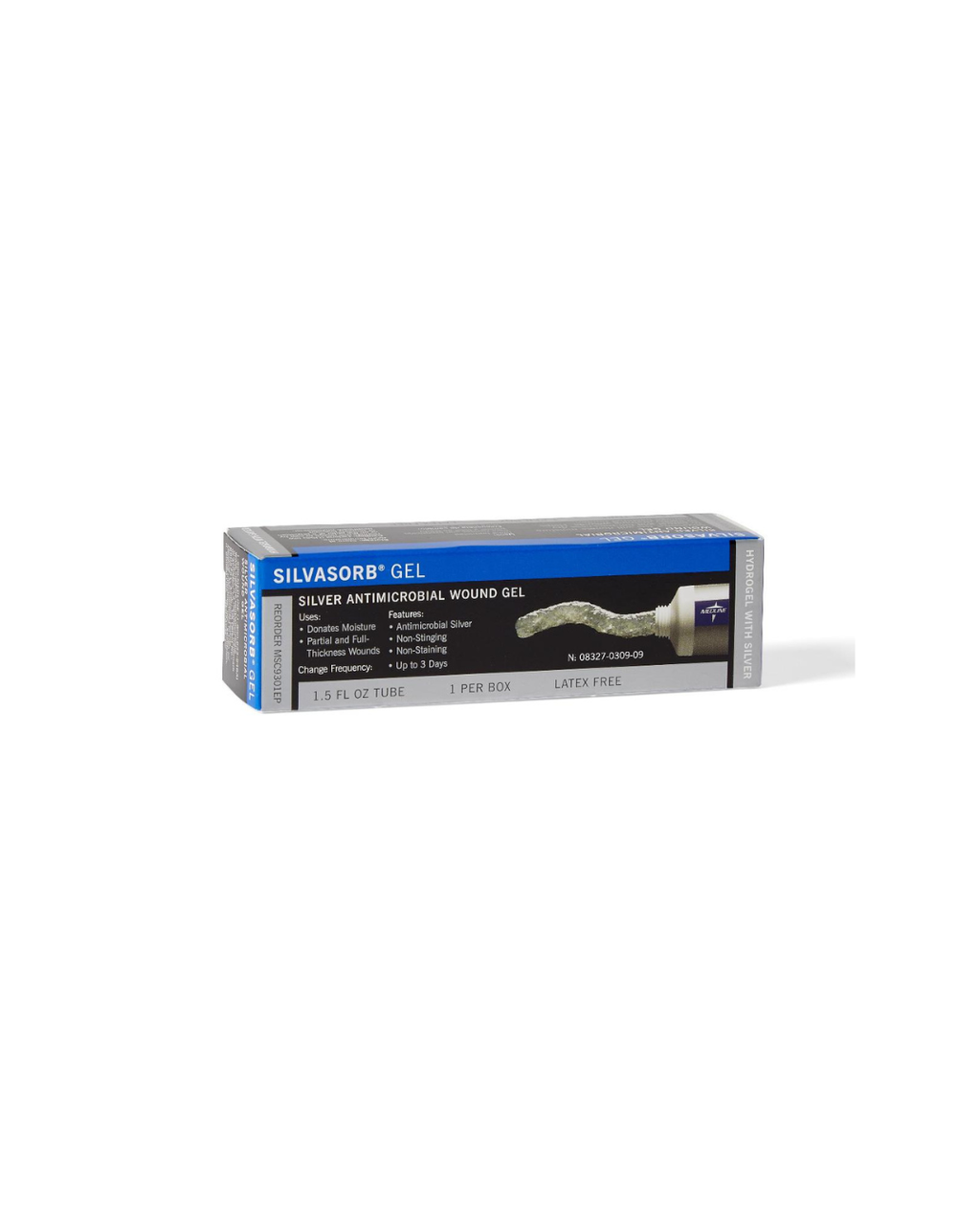 SilvaSorb Silver Antimicrobial Wound Gel - 1.5 oz