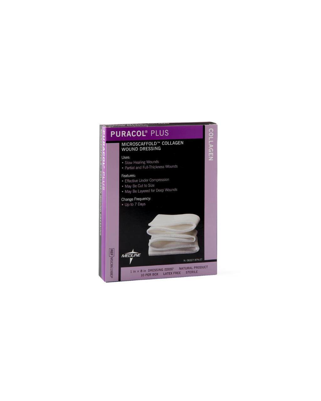 Puracol Plus Collagen Wound Dressing - 1" x 8" Rope