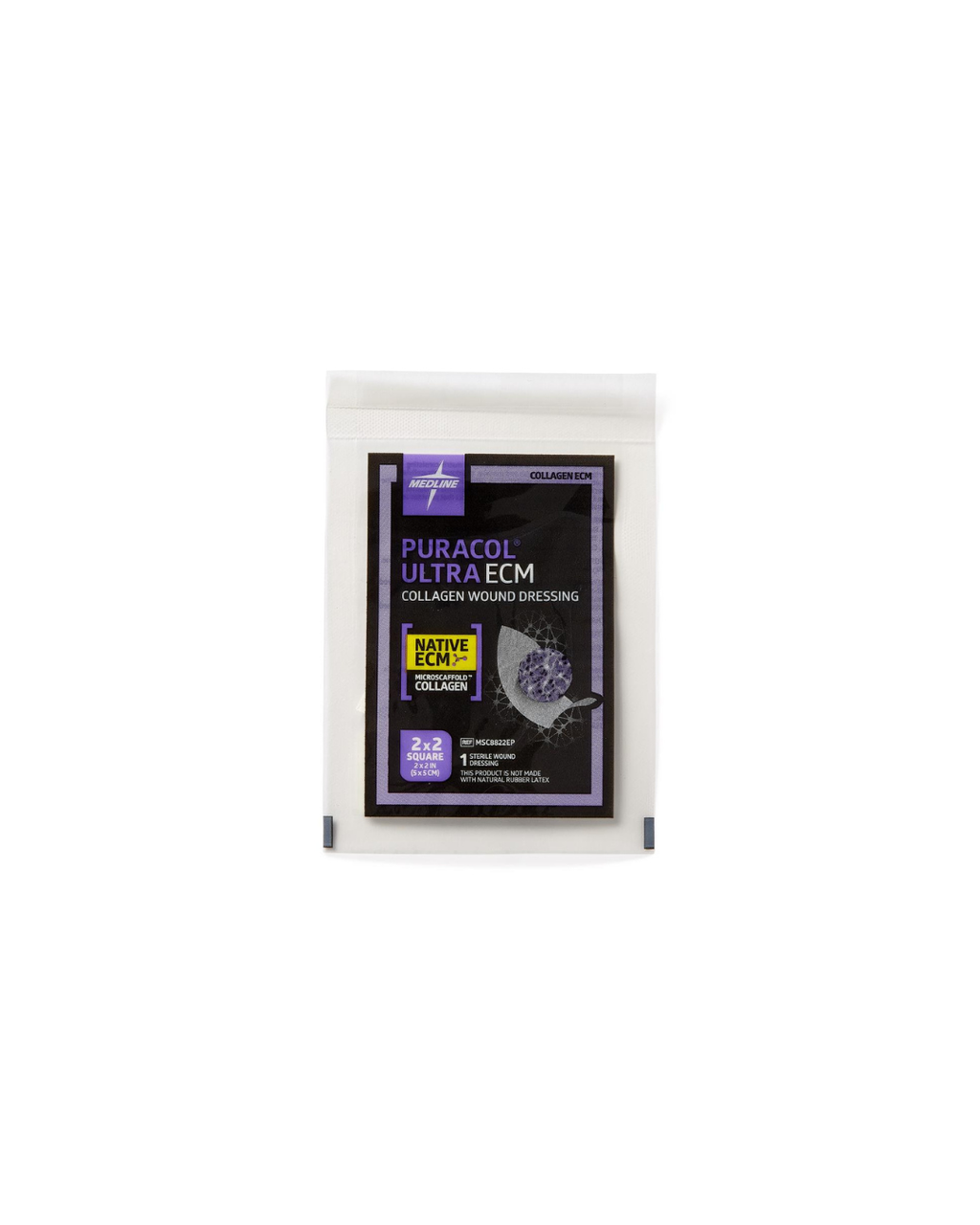 Puracol Ultra ECM Collagen Wound Dressing - 2" x 2"