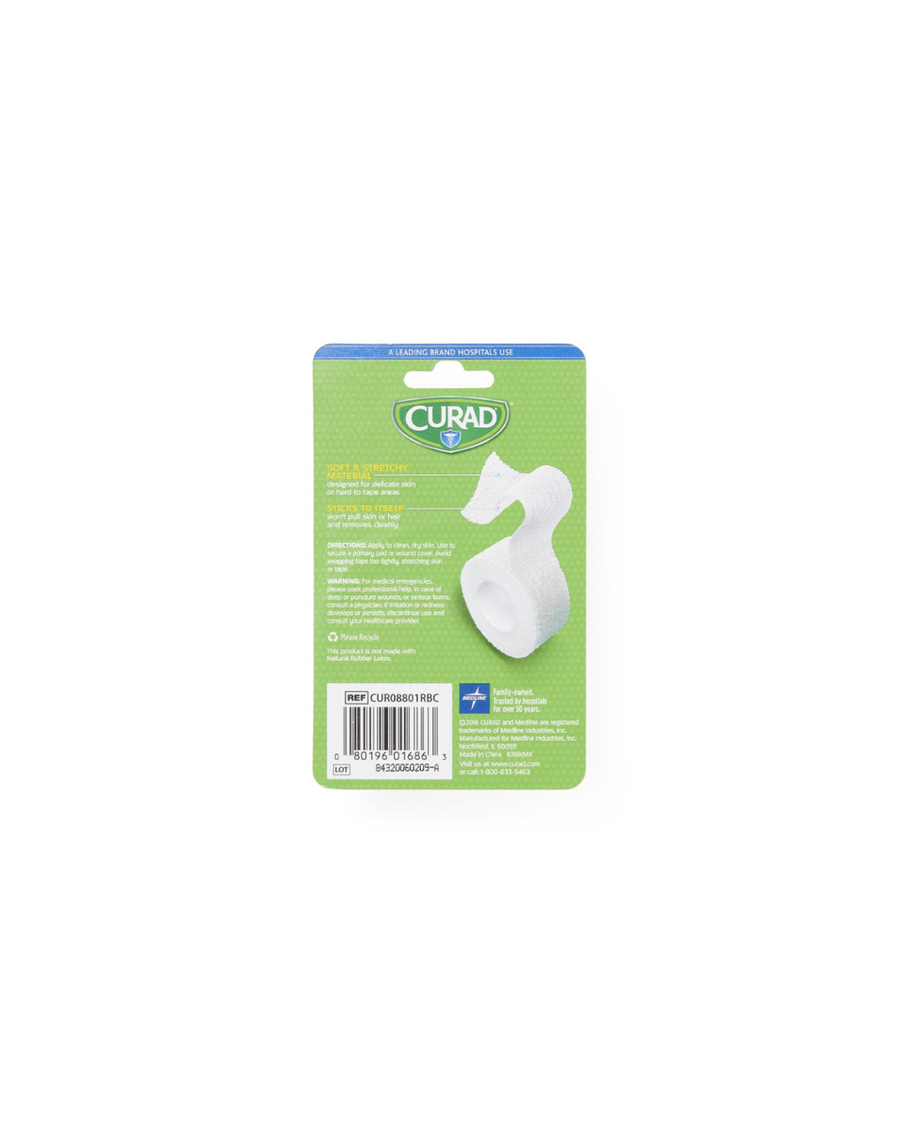 CURAD Ouchless Tape - 1" x 2.3 yd