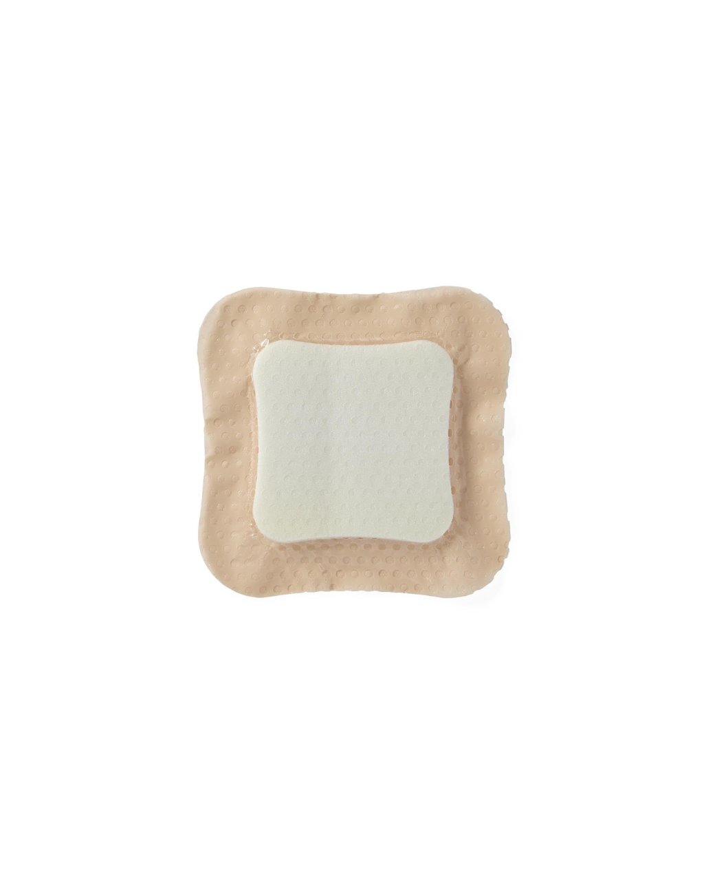 Optifoam Gentle Silicone-Faced Foam Dressing with Silver, in Educational Packaging - 4" x 4"