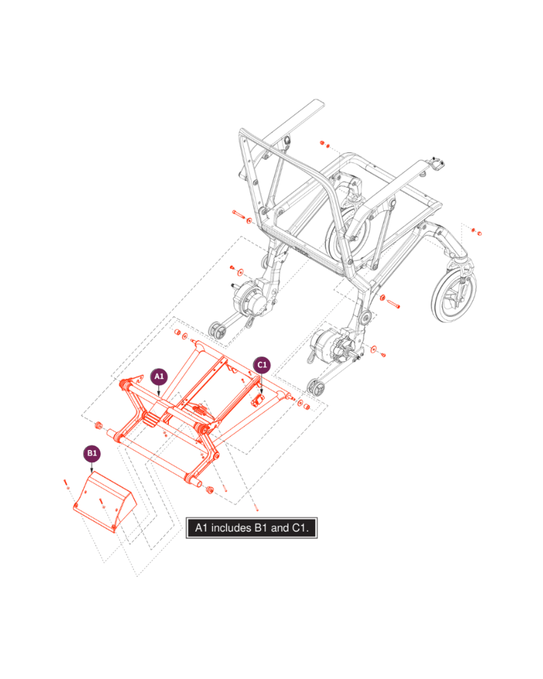 Pride Mobility MEC2400403