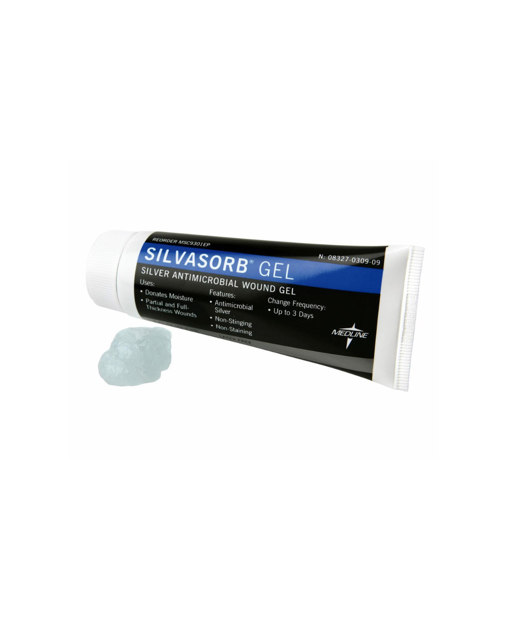 SilvaSorb Silver Antimicrobial Wound Gel - 3 oz