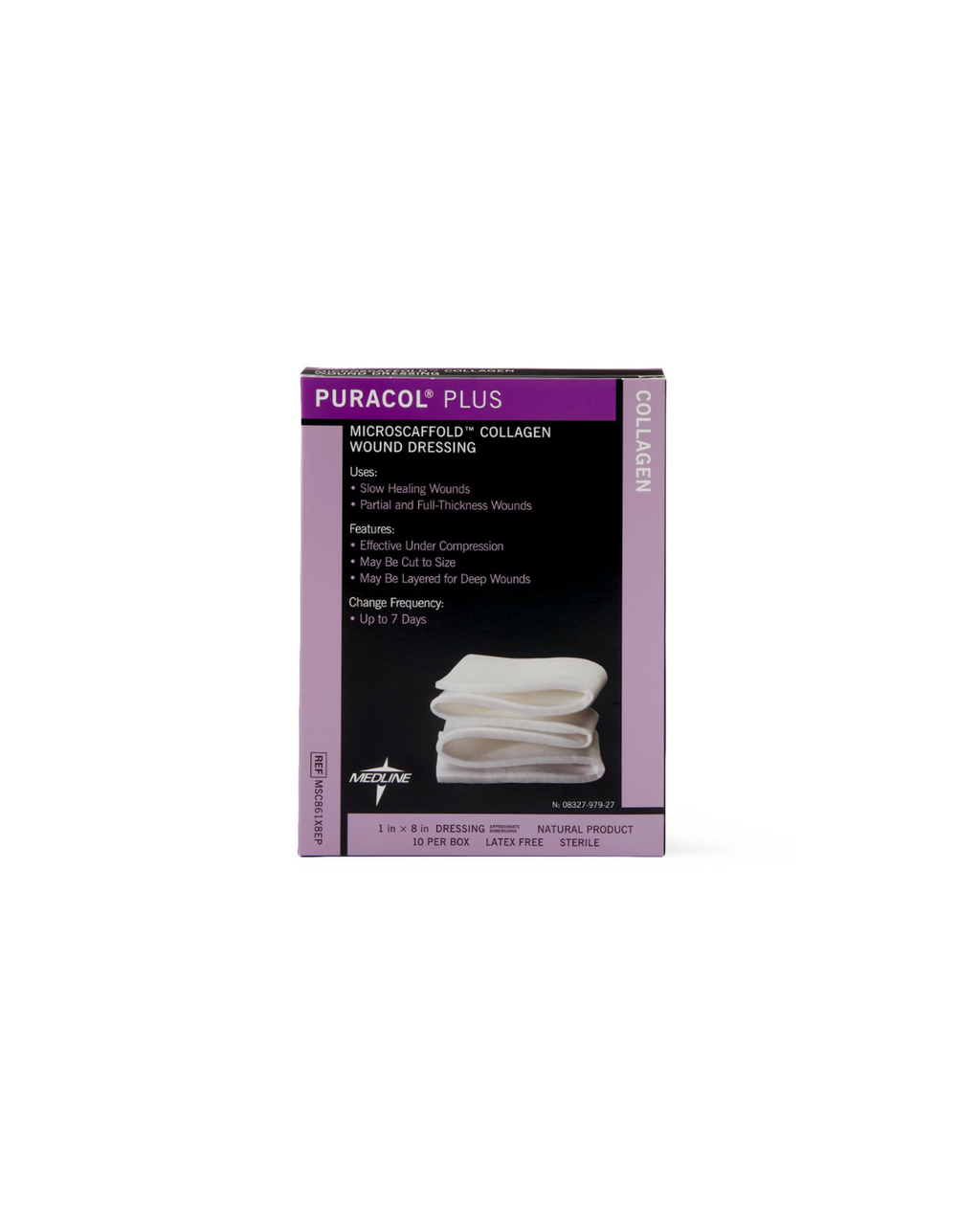 Puracol Plus Collagen Wound Dressing - 1" x 8" Rope
