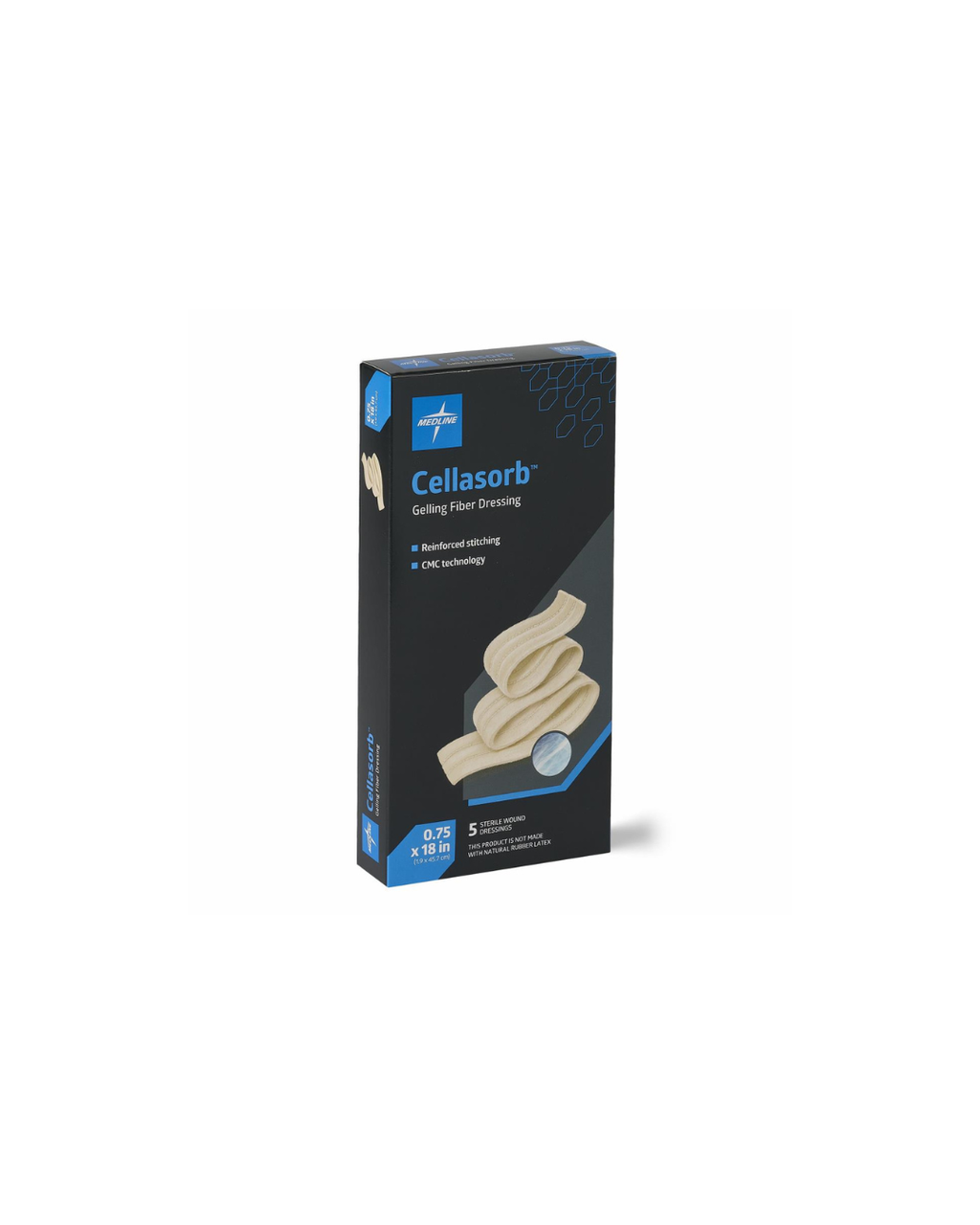 Cellasorb CMC Gelling Fiber Wound Dressings - 0.75" x 18"