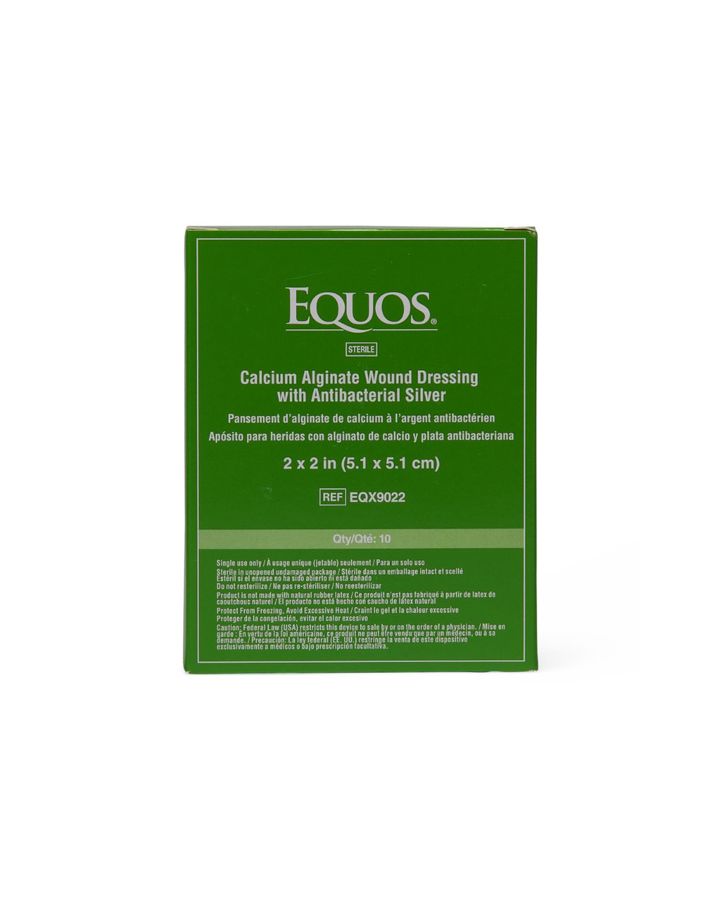 EQUOS Calcium Alginate Wound Dressings with Silver - 2" x 2"