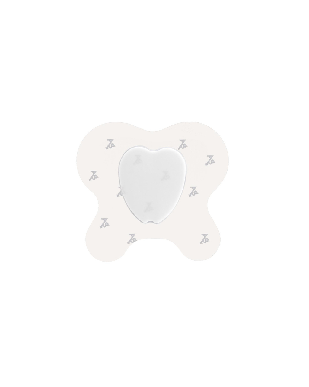 Optifoam AG+ Sacrum Silver Wound Dressing in Educational Packaging - 6" x 5.5"