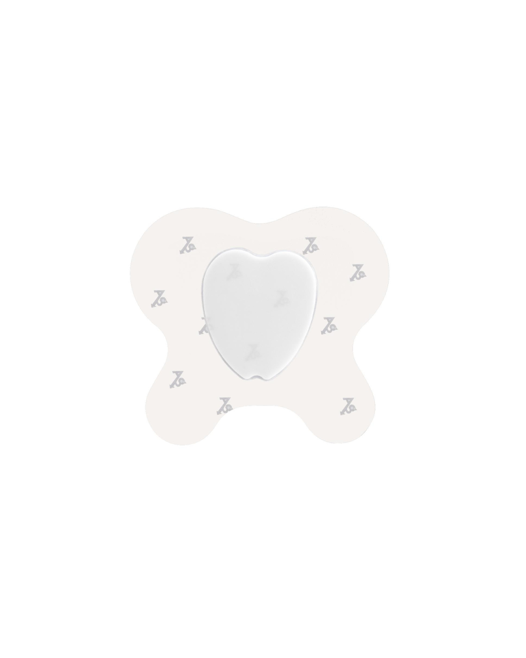 Optifoam AG+ Sacrum Silver Wound Dressing in Educational Packaging - 6" x 5.5"