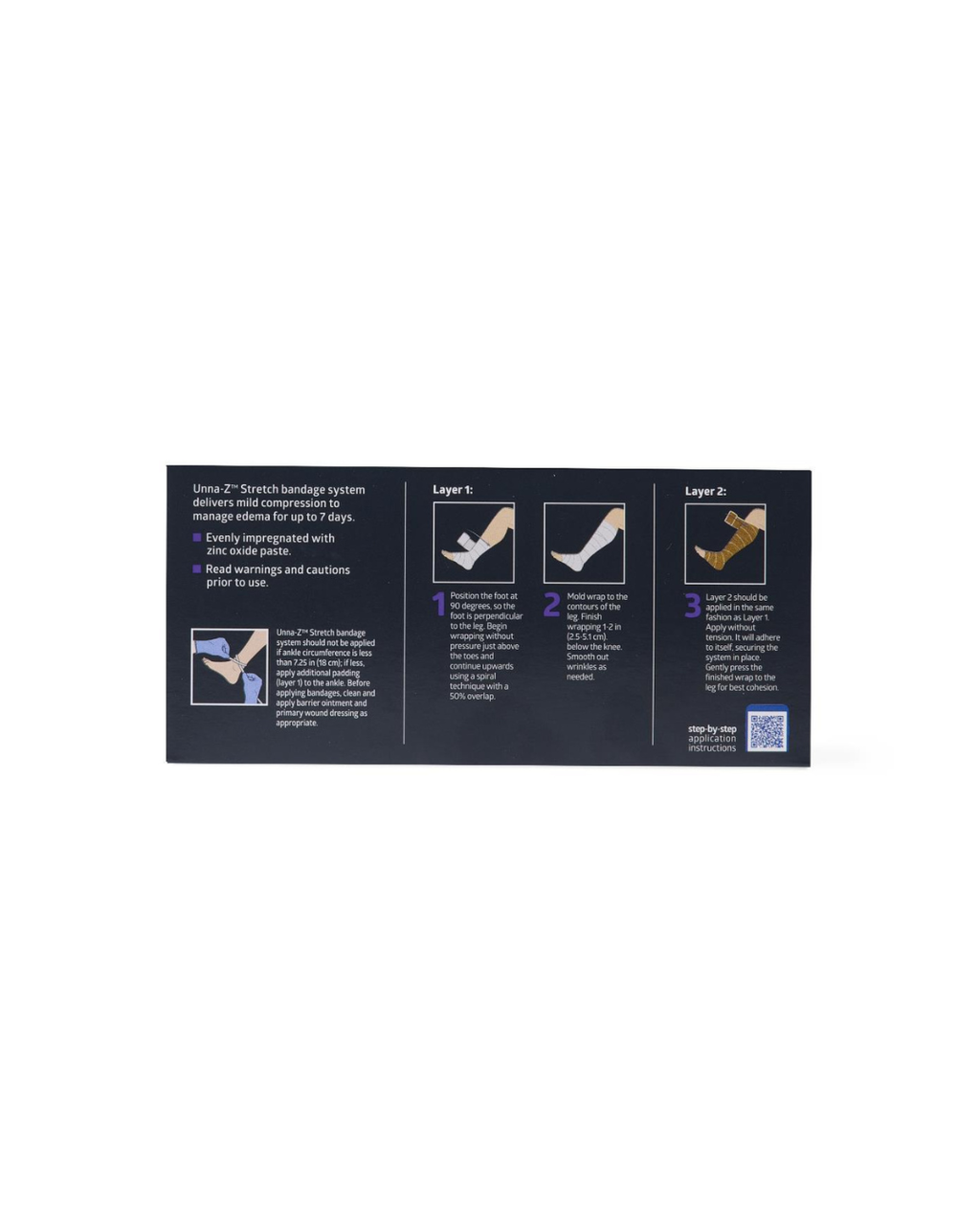 Unna-Z Stretch Bandage with Zinc Oxide Paste, Kitted with Cohesive Bandage - 4" x 10 yd
