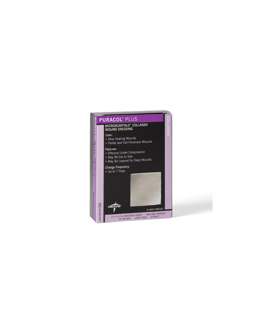 Puracol Plus Collagen Wound Dressing - 2" x 2.25"