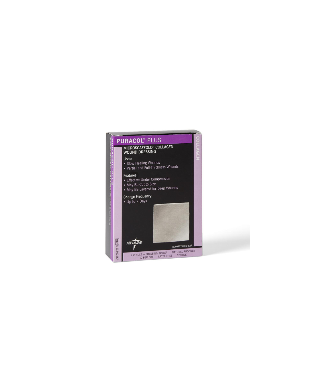 Puracol Plus Collagen Wound Dressing - 2" x 2.25"