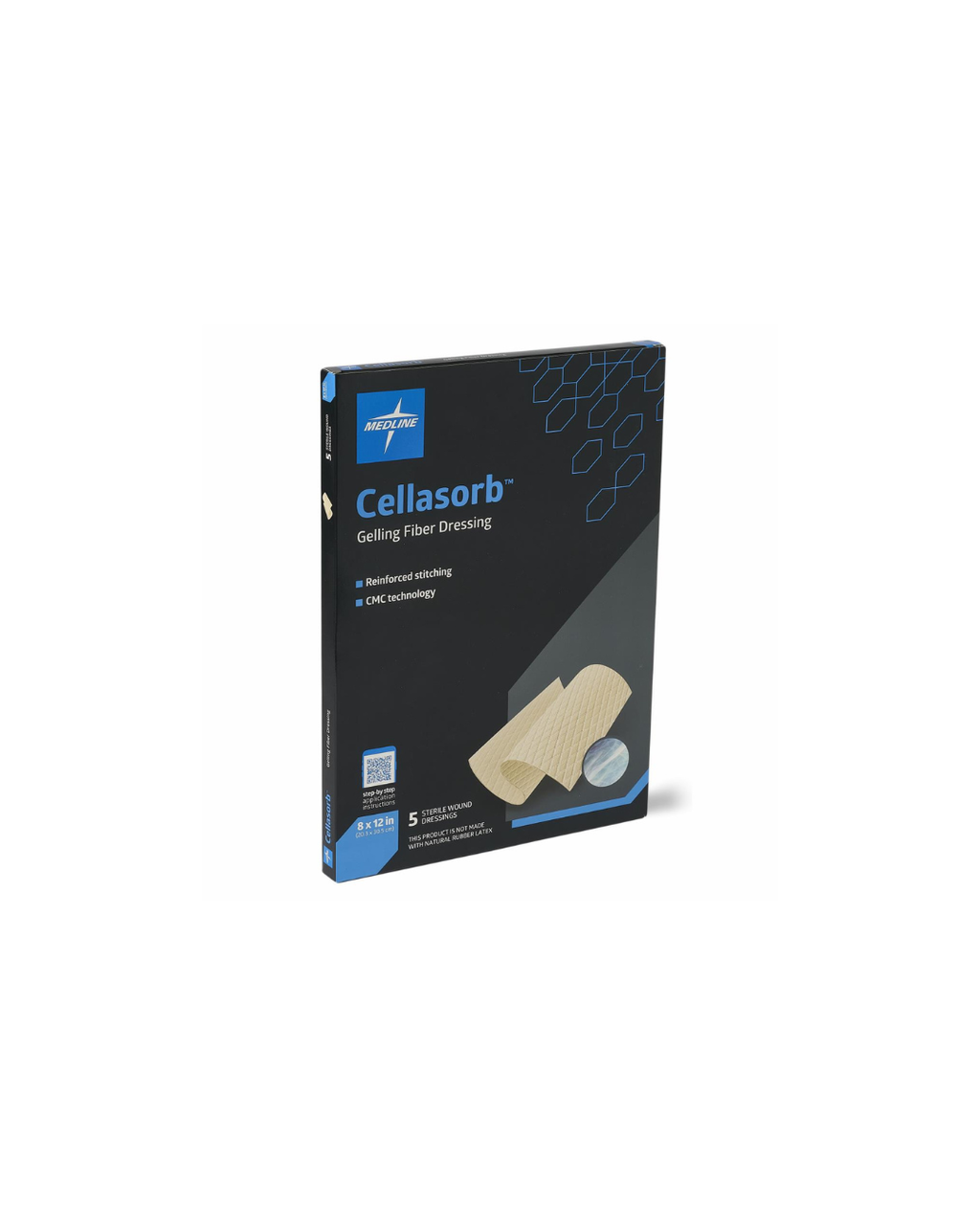 Cellasorb CMC Gelling Fiber Wound Dressings - 8" x 12"