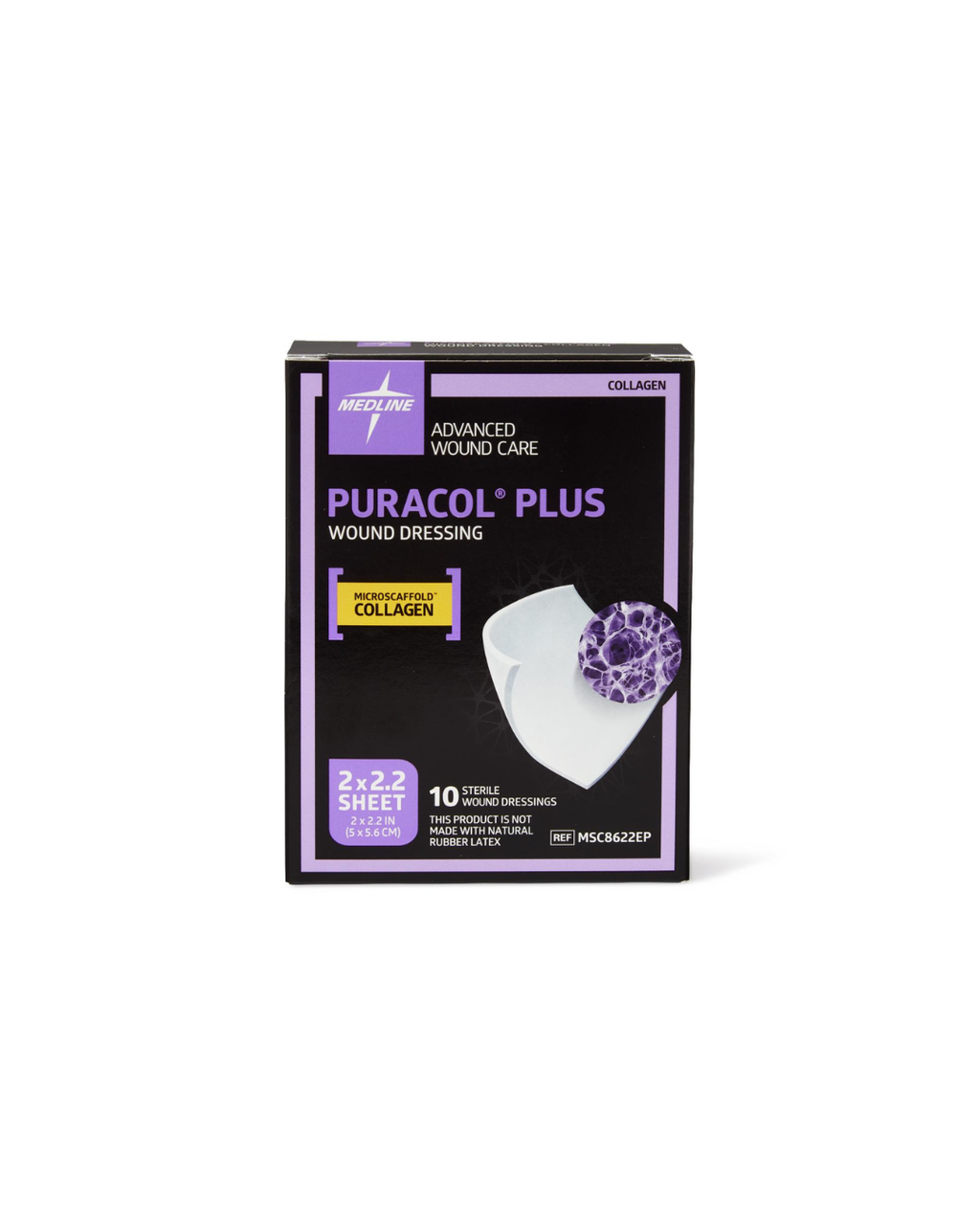 Puracol Plus Collagen Wound Dressing - 2" x 2.25"