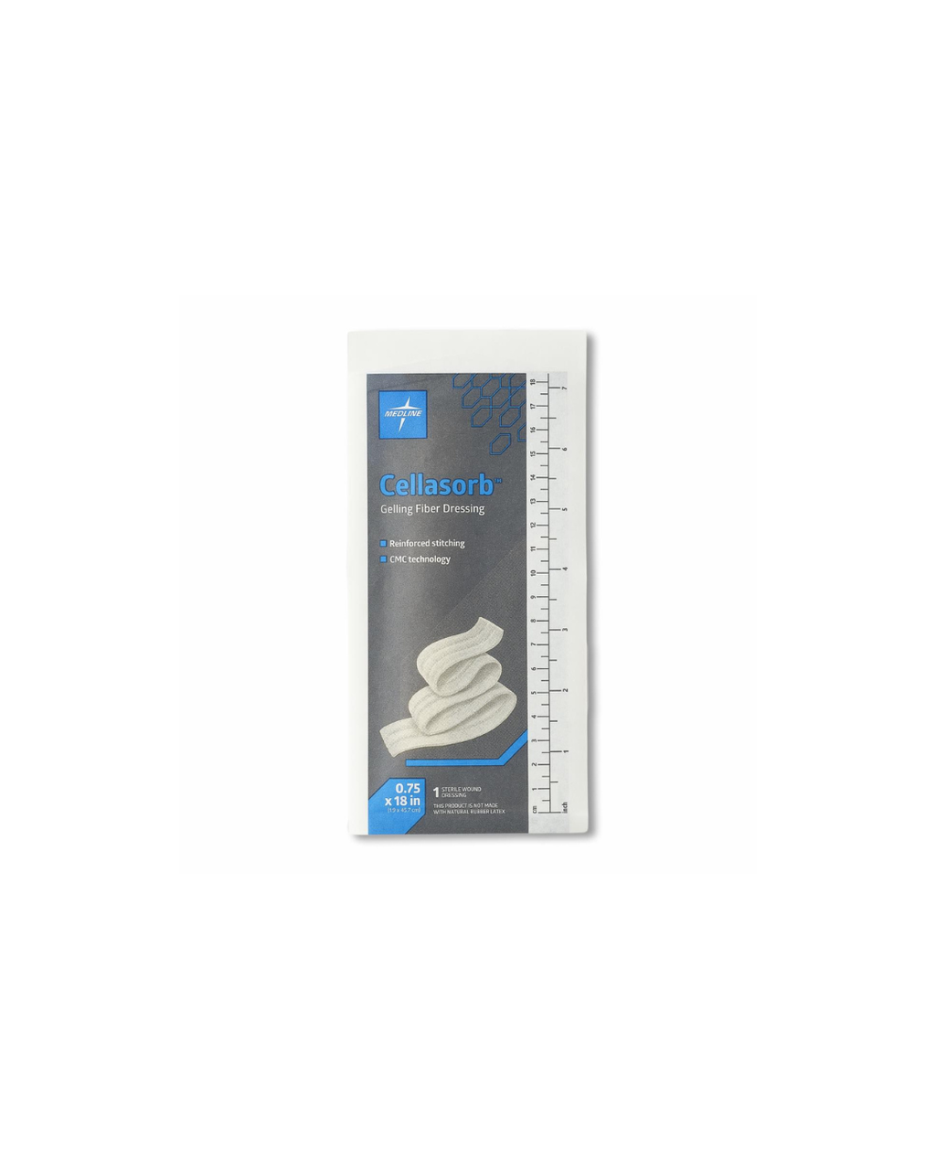 Cellasorb CMC Gelling Fiber Wound Dressings - 0.75" x 18"