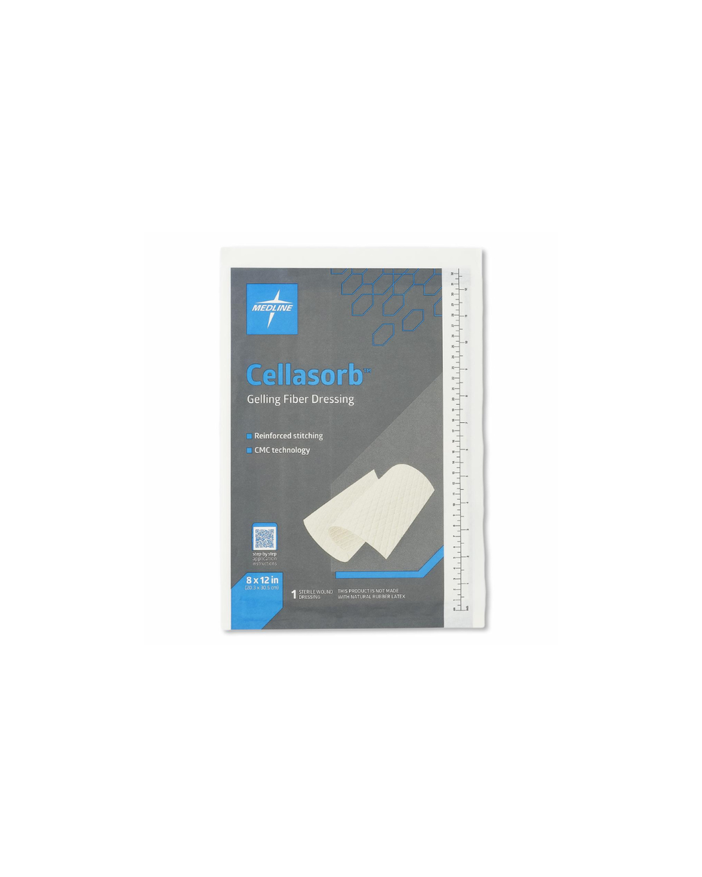 Cellasorb CMC Gelling Fiber Wound Dressings - 8" x 12"