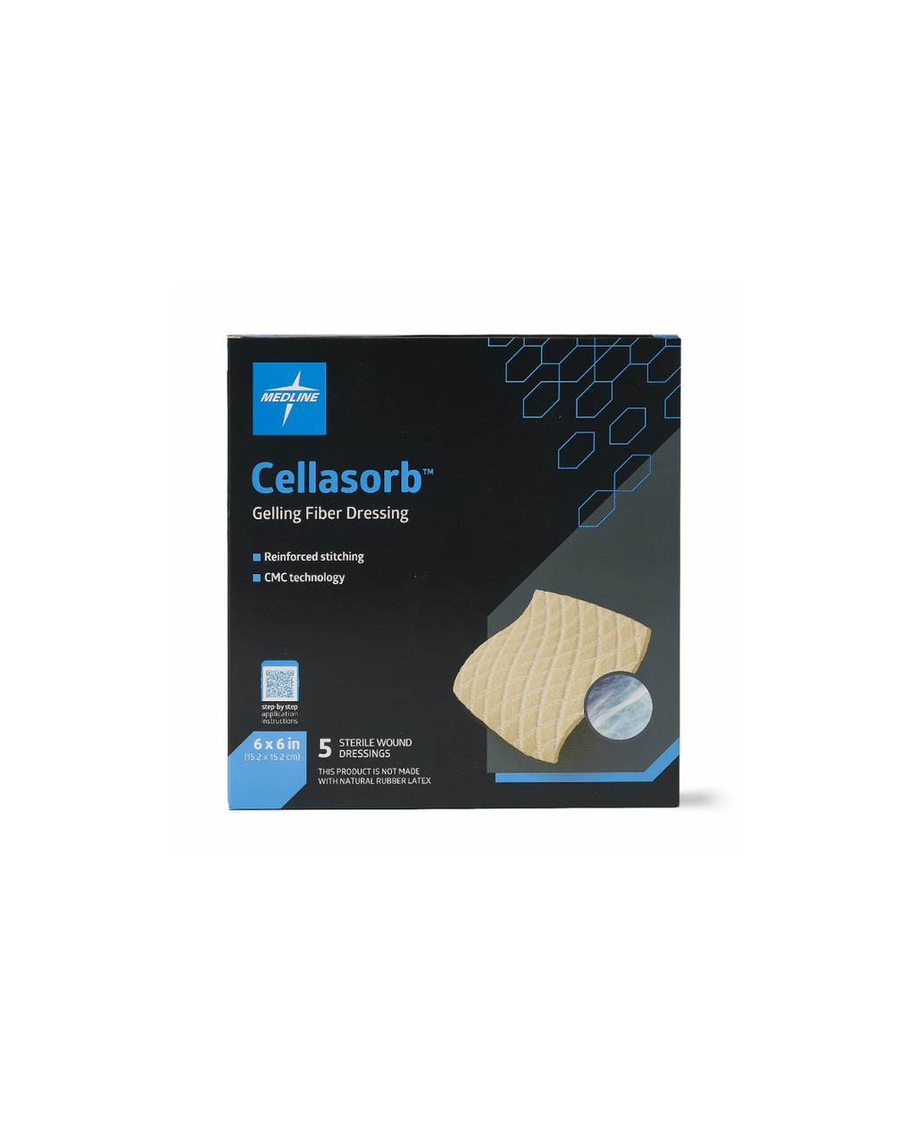 Cellasorb CMC Gelling Fiber Wound Dressings - 6" x 6"