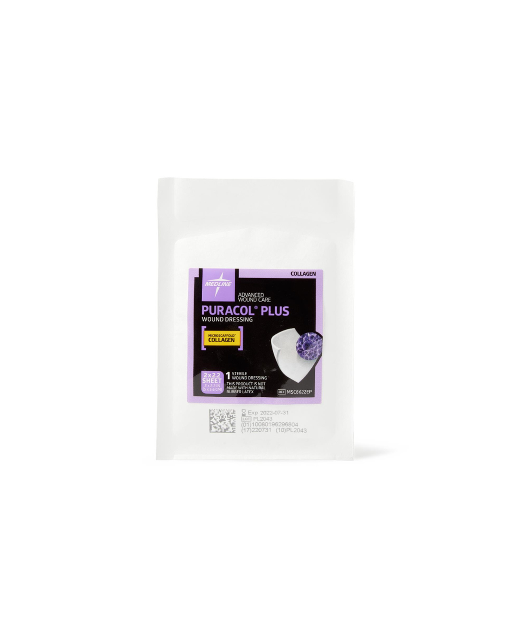 Puracol Plus Collagen Wound Dressing - 2" x 2.25"