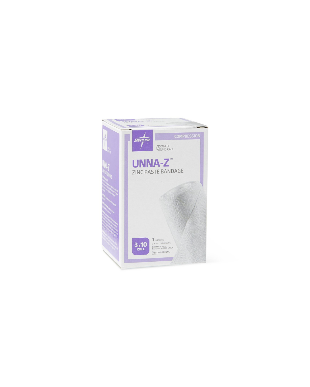 Unna-Z Zinc Oxide Compression Bandage - 3" x 10 yd