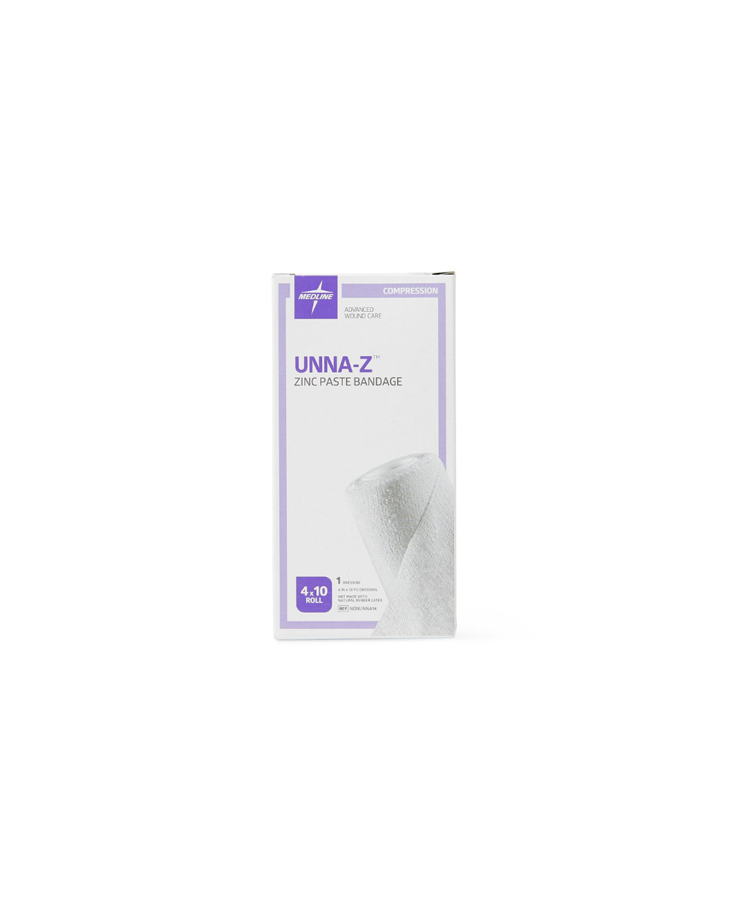 Unna-Z Zinc Oxide Compression Bandage - 4" x 10 yd