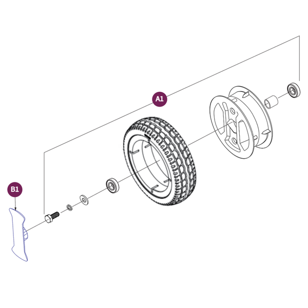 Pride Mobility WHL2402048
