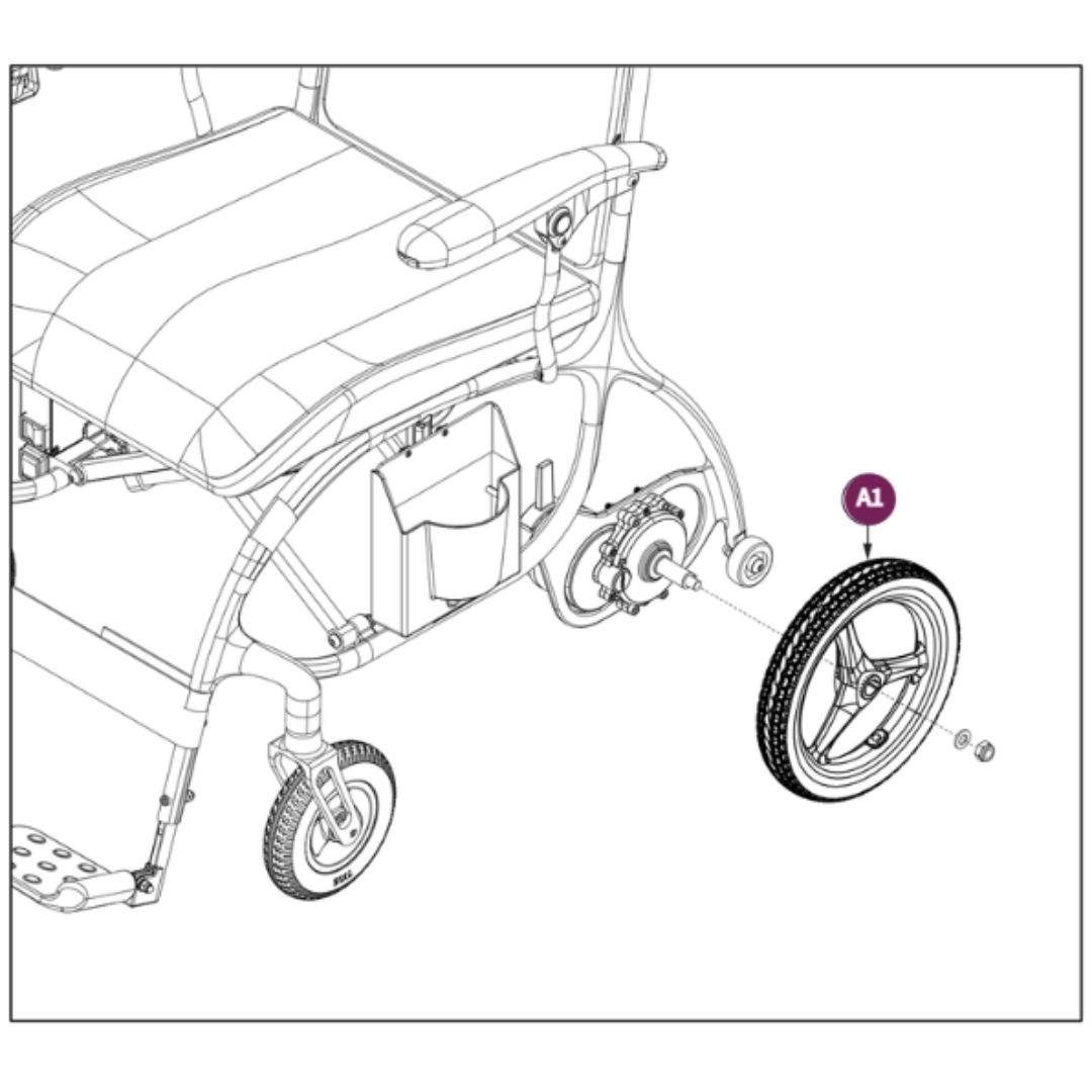 Pride Mobility WHL2504256