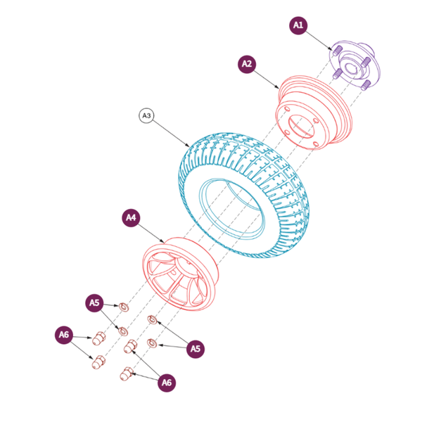 Pride Mobility WASLOCK1002