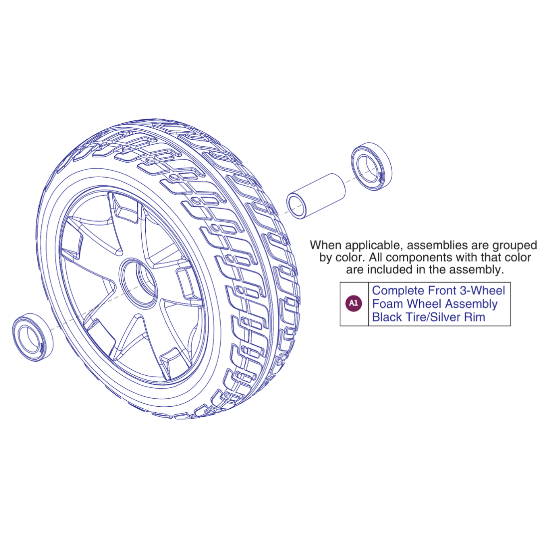 Pride Mobility WHLASMB1806