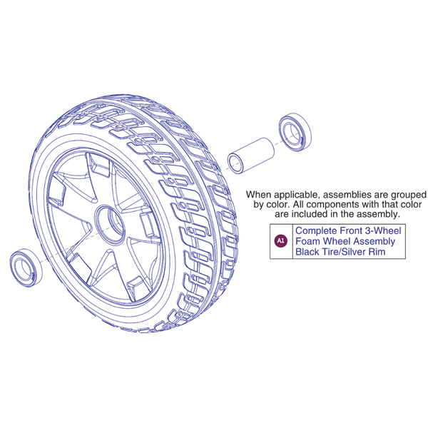Pride Mobility WHLASMB1806