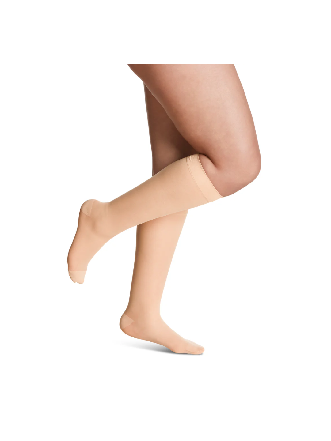 Sigvaris Style Sheer 780 Women’s 20-30mmHg Calf Closed Toe Warm Sand MS