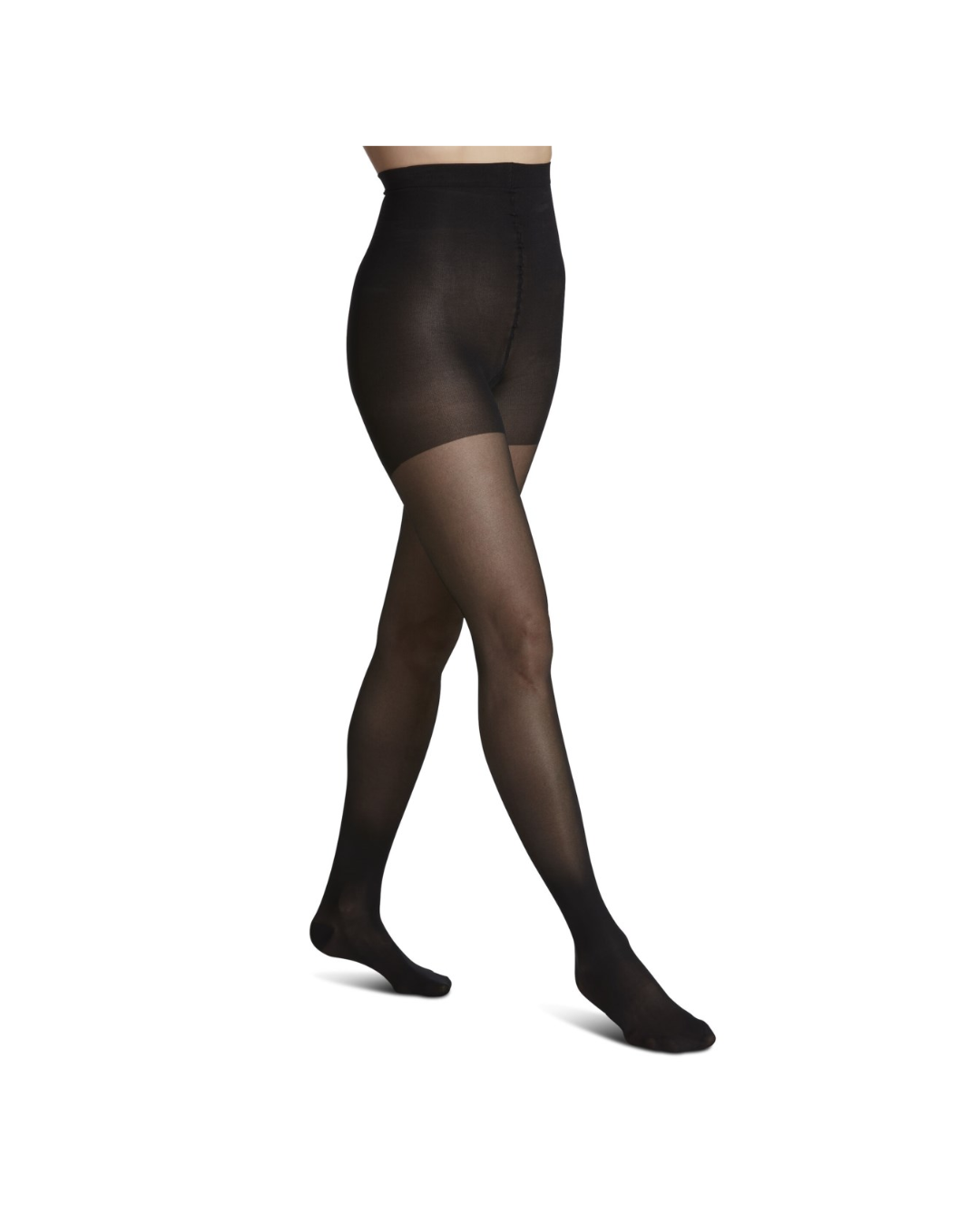 Sigvaris Well Being Sheer Fashion 120 Women’s 15–20mmHg Pantyhose Closed Toe Black Pantyhose A