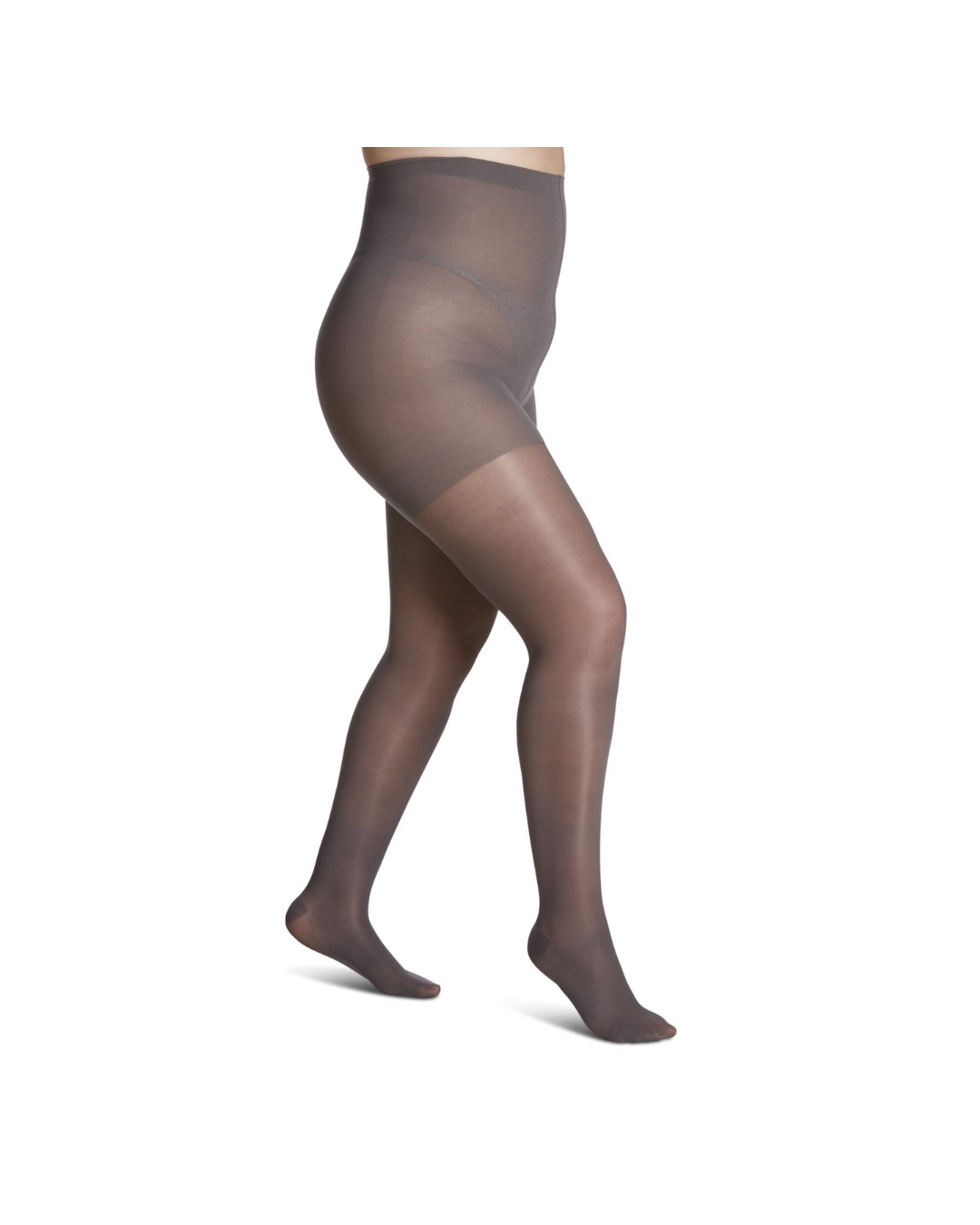Sigvaris Well Being Sheer Fashion 120 Women’s 15–20mmHg Pantyhose Closed Toe Charcoal Pantyhose A