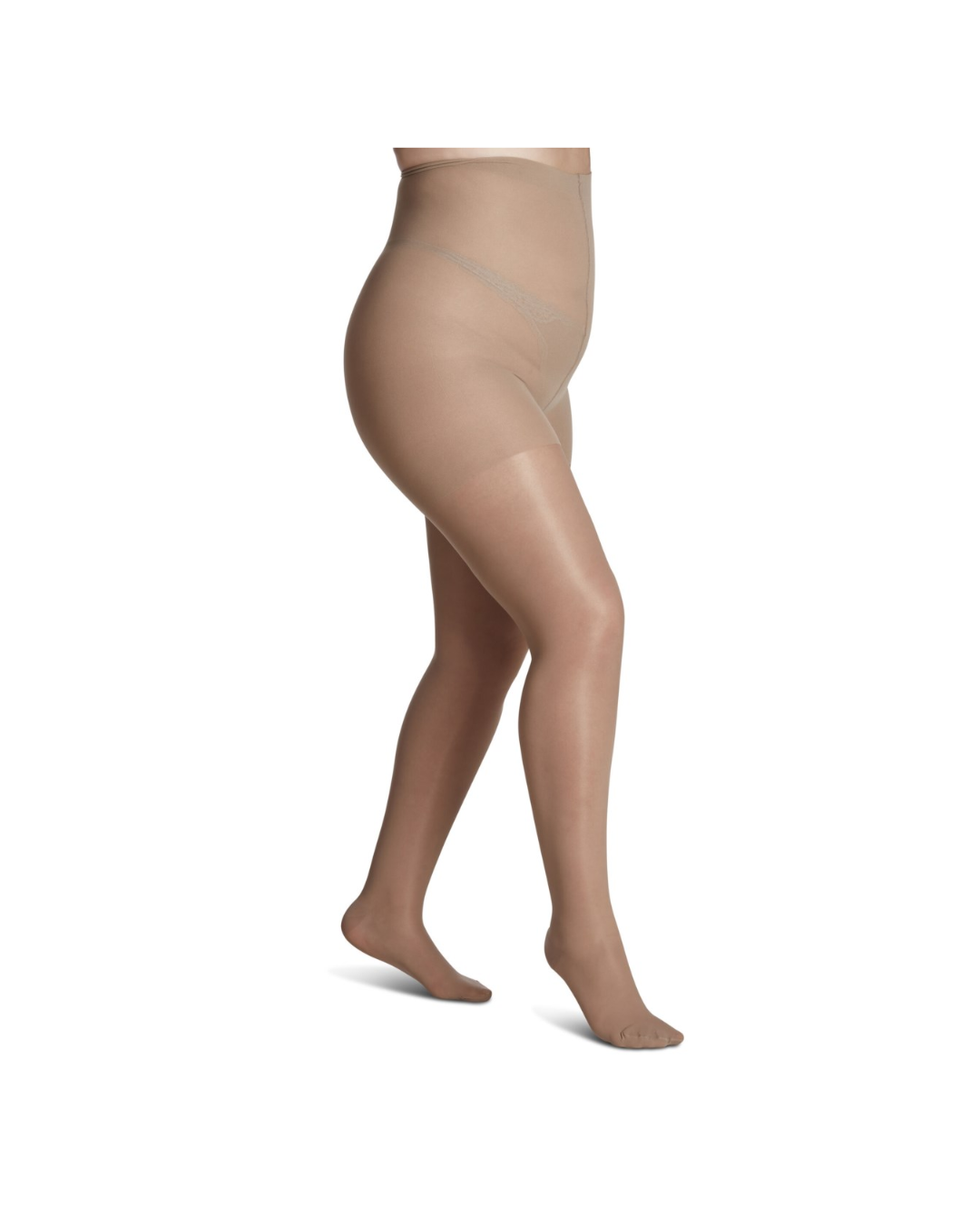 Sigvaris Well Being Sheer Fashion 120 Women’s 15–20mmHg Pantyhose Closed Toe Golden (Suntan) Pantyhose A